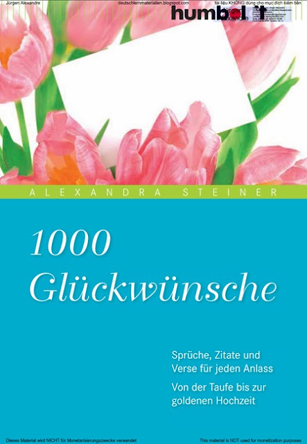 1000 glückwünsche von der taufe bis zur goldenen hochzeit