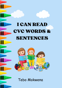 I can read CVC words and sentence