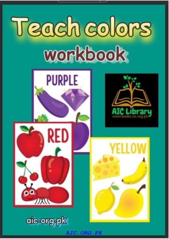 Teach colors workbook