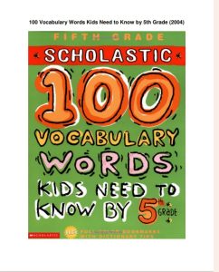 scholastic 100 vocabulary